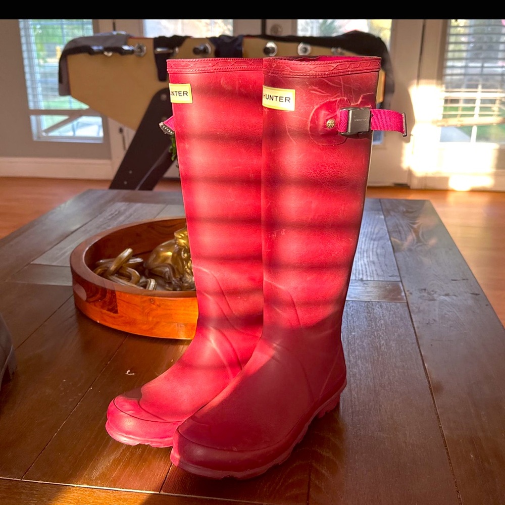 Hunter waterproof boots